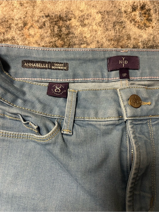 Annabelle Denim - NYDJ Annabelle Light Blue Skinny Boyfriend Jeans